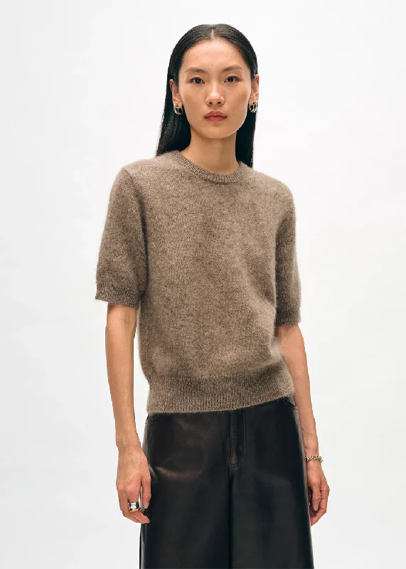 Brushed Cashmere Tee