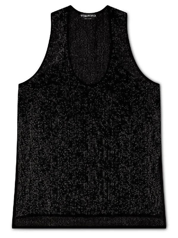 All Over Sequins Tank Top