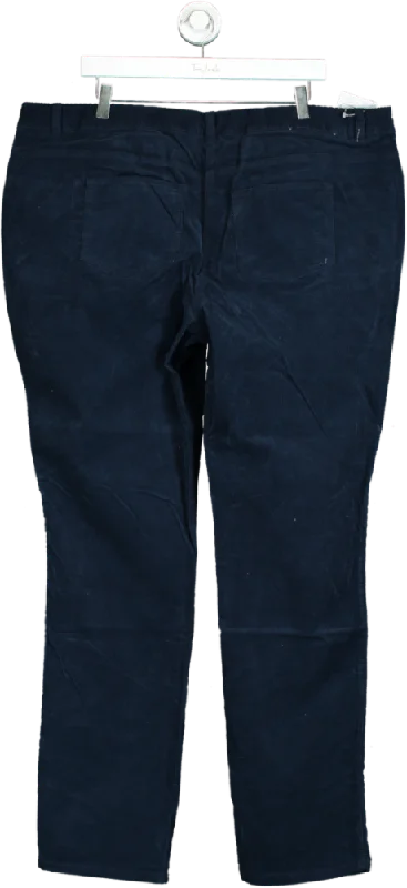 Boden Navy Corduroy Trousers UK 22L